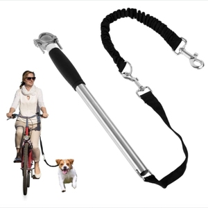Sostenibile in acciaio inox cane rimorchio bici stile semplice per animali da esterno con rivetto decorazione per la bicicletta da viaggio - Product Image 1