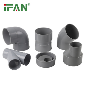 IFAN mẫu miễn phí Trung Quốc <span class=keywords><strong>uPVC</strong></span> Ống phù hợp BS 3505 tiêu chuẩn khuỷu tay PVC phụ kiện đường ống 32-125 Mét PVC phụ kiện - Product Image 5