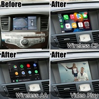 صندوق واجهة Lsailt لاسلكي يعمل بنظام أندرويد للسيارات لمرآة دعم نظام carintouch Infiniti QX60