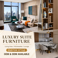 Solution tout-en-un pour les hôtels commerciaux offrant des meubles d'hôtel sur mesure avec un ensemble complet de meubles de chambre d'hôtel