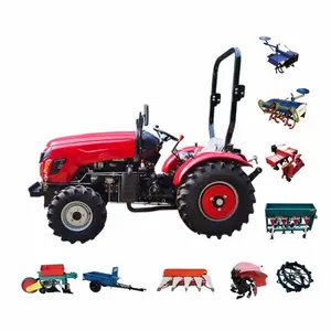 Chinese Brands Multifunction Agricultural Machinery Garden Small Farm MINI TRACTORS Agricolas Agriculture 4wd 4x4