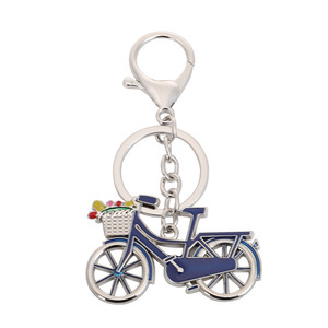 Llavero de Metal creativo de aleación de Zinc para bicicleta, llavero de dibujos animados, regalos de negocios impresos compensados para hombres y mujeres - Product Image 6