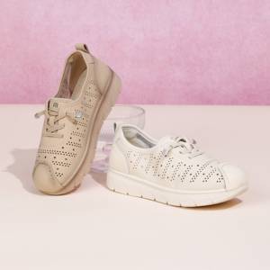 <span class=keywords><strong>Chaussures</strong></span> en toile pour femmes, personnalisables en gros, à semelle épaisse blanche, rehaussantes, décontractées, à lacets, style chunky - Product Image 2