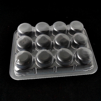 Barquette transparente jetable personnalisée à 30 cavités en PP, emballage alimentaire pour gâteaux de lune et muffins