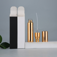 Atomiseur de parfum SUMEEAR 10 ml avec boîte individuelle, flacon pulvérisateur miniature en verre personnalisé, flacon d'échantillon rechargeable pour échantillonnage de marque