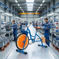 Bicicleta Comercial EXI con Licuadora Integrada - Una Velocidad, Ruedas de 26 Pulgadas, Capacidad de Carga de 150 kg para Smoothies, Extracción de Jugos y Uso Deportivo/Fiestas