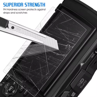 Protection d'écran en verre trempé ultra-fin 2.5D de qualité AAA anti-rayures, anti-traces de doigts et anti-reflets, sans bulles