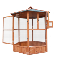 Cage à oiseaux durable, grande volière, emballage en carton bois, cages et niches pour perroquets