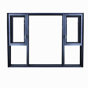 Tùy chỉnh thiết kế hiện đại bảng điều khiển đôi cửa sổ nhà cửa sổ nhôm cửa sổ tùy chỉnh nhôm kính cửa sổ - Product Image 5