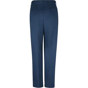 Custom <b>Women's</b> Pleated Twill Workwear <b>Slacks</b> Red Color Pleated Work Pants - Product Image 3