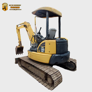Excavatrice sur chenilles Komatsu PC50 d'occasion, poids de la machine 5T, bon état, avec moteur, roulement et composants essentiels, à vendre - Product Image 1