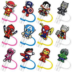 Cartoon <b>Straw</b> Toppers for <b>Stanley</b> Tumbles 10mm Cute <b>Straw</b> Cover Caps Compatible with <b>Stanley</b> 30&40 Oz Tumbler with Handle - Product Image 3