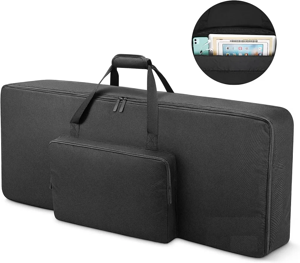 Étui pour instruments de musique de voyage de haute qualité 61 touches clavier Portable clavier Piano Gig Bag