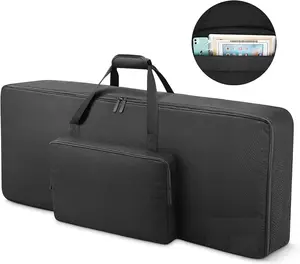 High Quality Travel Musical Instrument Case 61 Key Keyboard Case Portable Keyboard Piano Gig Bag