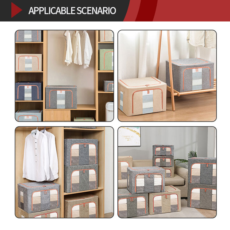 Лидер продаж, оптовая продажа, Штабелируемый Домашний Органайзер для улицы, складная коробка для хранения одежды с крышкой