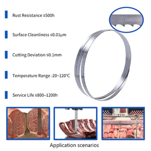 ใบเลื่อยตัดกระดูกเกรดอาหาร ฟันแข็ง ทนทาน สำหรับตัดกระดูกแช่แข็ง <span class=keywords><strong>ปลา</strong></span> เนื้อหมู เนื้อวัว - Product Image 2