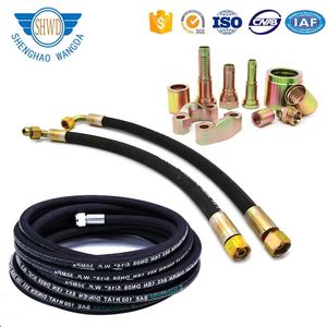 Высококачественный шланг SAE 100 R1 <span class=keywords><strong>1</strong></span>/4 дюйма 3/4 дюйма, один стальной провод высокого давления, плетеный гидравлический резиновый шланг, Гидравлический Шланг - Product Image 5
