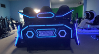 Simulateur de mouvement de vaisseau spatial VR 6 places Colorful Park, machine de jeu d'arcade dynamique de réalité virtuelle pour parcs VR et centres de jeux