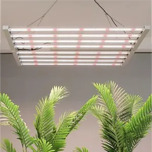 Serre d'intérieur LED pliable de haute qualité, garantie de 3 ans, 600W, 6 barres, spectre complet, panneau d'éclairage pour plantes, intensité variable, livraison gratuite