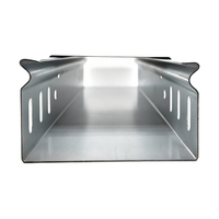 Bandeja Portacables de Acero Inoxidable 304, Resistente a la Corrosión, con Fondo Sólido, para Construcción Eléctrica