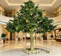 Qing Yuan Künstlicher Durian-Baum Realistische Dornen & Früchte Großhandel Outdoor LED-Lichtbaum Wasserdicht