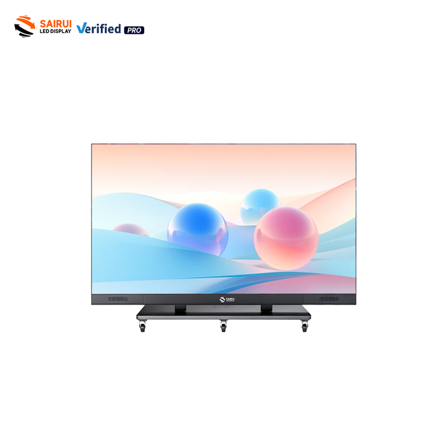 STV Series Screen P1.56mm Pixel Pitch Electric Lift Portable Stand Wheels Video Wall for Trade Shows