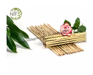 Canettes décoratives en bambou, support pour aliments divers, vente d'usine d'usine, 20 pièces