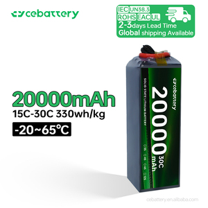 350wh/kg 신기술 <span class=keywords><strong>20000mah</strong></span> 22000mah 6S 12S 14S 30C 고품질 리포 배터리 FPV 드론 및 농업용 스프레이 드론용 - Product Image 2