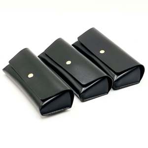 Estuche de Gafas de Sol Personalizado con Logotipo, Unisex, Portátil, de Cuero Suave, Color Negro - Product Image 2