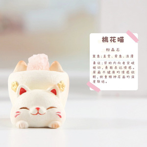 กล่องสุ่มยูโมะ ลัคกี้แคท ขนาด 5.5x5.5x5 ซม. ของตกแต่งโต๊ะทำงานลายการ์ตูน ของตกแต่งสร้างสรรค์สำหรับเป็นของขวัญ - Product Image 4