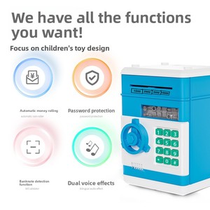 Số lượng lớn ngân hàng tiền điện tử với mã Pin | BPA-free nhựa ATM Piggy cho trẻ em tiết kiệm - Product Image 3