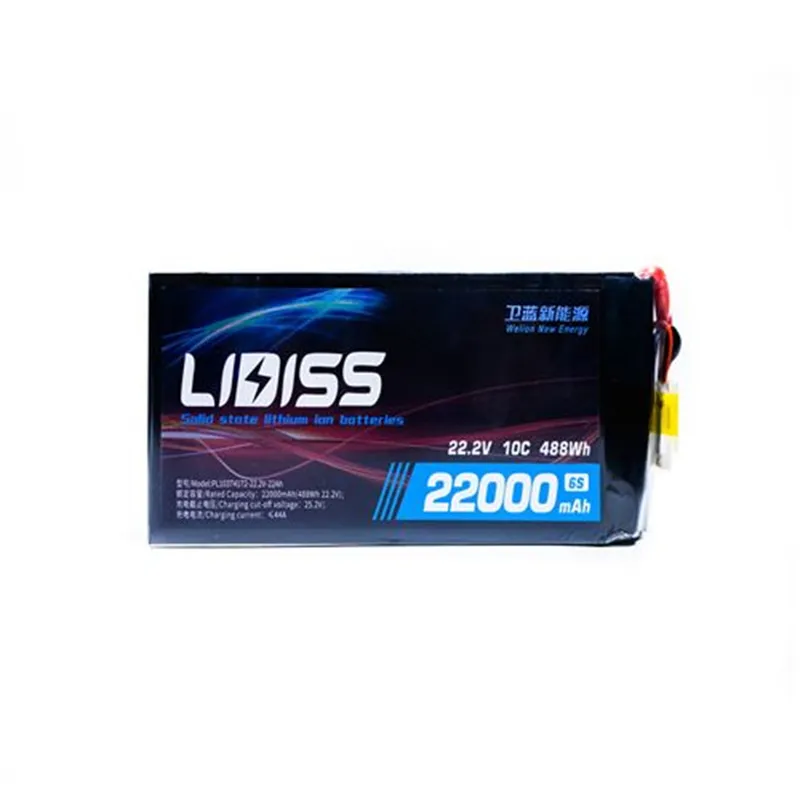 Welion Pin Lipo Trạng Thái Bán Rắn 6S 22.2V 10C 22000MAh Cho Máy Bay Điều Khiển Từ Xa Robot Không Người Lái Bốn Cánh Quạt Nhiều Cánh Quạt