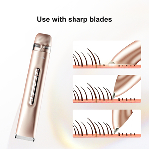 Multifunzione IPX7 impermeabile Mini portatile elettrico da donna Trimmer per il corpo rasoio a doppia testa rasoio elettrico <span class=keywords><strong>epilatore</strong></span> - Product Image 3