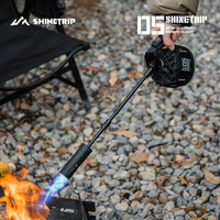 Allumeur multifonctionnel coupe-vent Shinetrip pour le camping avec tête rotative, pistolet à pulvérisation tactique gonflable