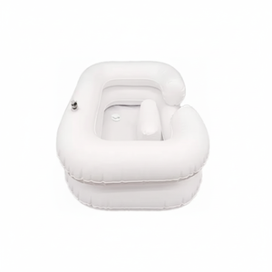 Ensemble de soins pour le lavage des cheveux, 6 pièces, lavabo à shampooing gonflable en PVC, portable, pour les personnes âgées, les malades et les handicapés - Product Image 1