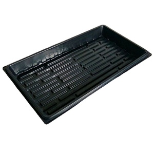 Plateau de serre sur mesure Plateau ABS Plateau hydroponique en plastique ABS blanc noir - Product Image 1