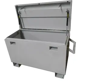 Hochleistungs-Baustellen-Werkzeug kasten Metallwerkzeug-Aufbewahrung boxen mit Griff und Gasdruck feder (KBL-JB1215)(ODM/OEM)
