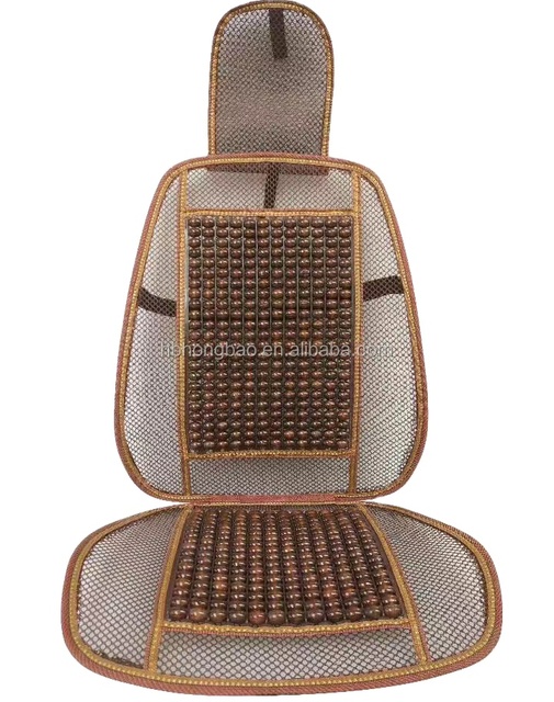 Fancy Wooden Beads Chair Seat Cover Proper Price Car Seat Cover