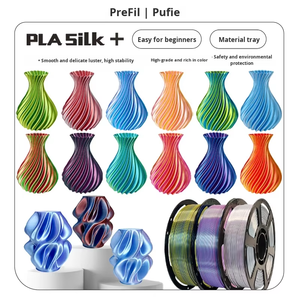Filament d'impression 3D PLA 1,75 mm 1 kg, fournitures d'impression 3D, PLA soie bleu ciel vert, matériau d'impression 3D, soie double couleur - Product Image 2
