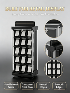Xi Qing - Expositor Giratorio y Plegable para Encendedores de Escritorio, Panel Lateral Acrílico, Tamaño Personalizable para Mayor Comodidad - Product Image 5