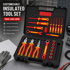 Heavy Duty 1000V Insulated Tool <b>Set</b> OEM Hard Case Electrical Insulation Hand Tool Kit MOQ 100 <b>Sets</b> Fast Shipping - Product Image 5