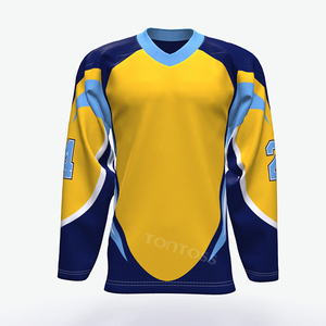 2025 thiết kế mới bán buôn hàng đầu khâu thăng hoa Hockey Jersey tùy chỉnh cá nhân đội thêu logo Ice Hockey Jerseys - Product Image 5