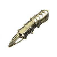 Anneau de doigt articulé en métal, style punk gothique, décoration d'Halloween, motif griffe d'aigle, articulations flexibles, pour Halloween