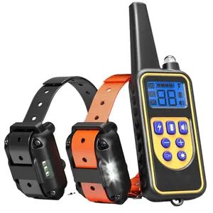 Topverkoper Geen Schors Elektrische Schok Trillingen Bast Controle Kraag Voor Hond Stem Geactiveerde Anti Schors Hond Training Halsband