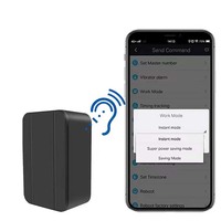 Traceur GPS portable mini 2G sans fil 1200 mAh le plus petit avec longue autonomie, prise en charge de l'application Android et du tableau de bord, garantie 1 an
