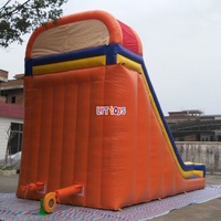 Toboggan Gonflable Multicolore, Château Gonflable, Toboggan Aquatique Commercial Humide/Sec pour Adultes et Enfants - Prix
