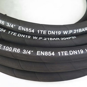Manguera Hidráulica Trenzada Textil SAE 100 R3 / EN 854 3TE para Transferencia de Aceite y Fluidos <span class=keywords><strong>a</strong></span> Baja Presión, Personalizable - Product Image 6