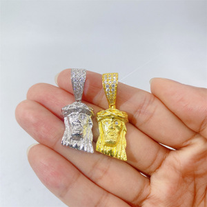VVS Moissanite จี้พระเยซู,เครื่องประดับเงิน<span class=keywords><strong>2022</strong></span>ใหม่ฮิปฮอปสำหรับผู้ชายผู้หญิงแร็ปเปอร์สร้อยคอเงิน925เย็นออก - Product Image 5