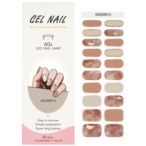 2025 baru <span class=keywords><strong>gel</strong></span> pembungkus kuku dnd gaya amber Kutek <span class=keywords><strong>gel</strong></span> desain Musim Semi pembungkus kuku - Product Image 1