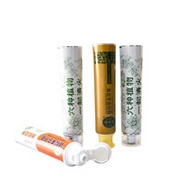 Tubes de dentifrice en aluminium-plastique de qualité alimentaire pour soins personnels, à embout incliné, 12,7-35 mm, avec bouchon à vis, impression UV, emballage personnalisé avec logo